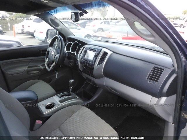 3TMLU4EN3DM113036 - 2013 TOYOTA TACOMA DOUBLE CAB 蓝色 照片 5