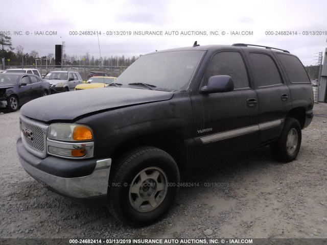 1GKEC13VX6R153326 - 2006 GMC YUKON BLUE photo 2