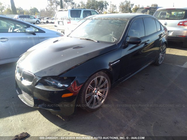 WBSPM9C52BE203288 - 2011 BMW M3 BLACK photo 2