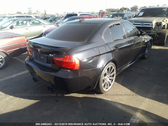 WBSPM9C52BE203288 - 2011 BMW M3 BLACK photo 4