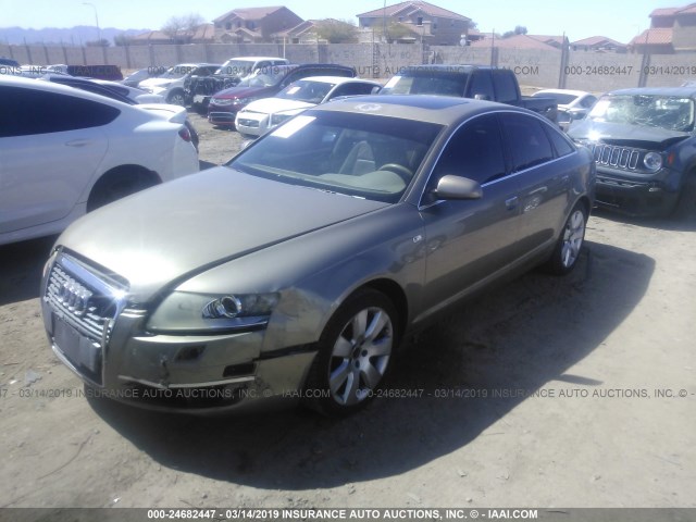 WAUDG74F55N077443 - 2005 AUDI A6 3.2 QUATTRO TAN photo 2