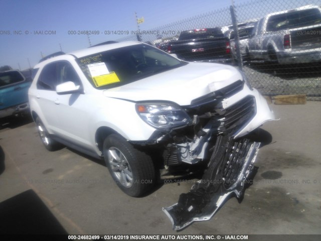 2GNALCEK5H6171103 - 2017 CHEVROLET EQUINOX LT WHITE photo 1