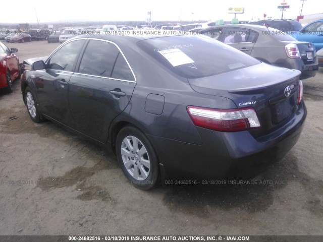 4T1BB46K67U017354 - 2007 TOYOTA CAMRY NEW GENERAT HYBRID GRAY photo 3