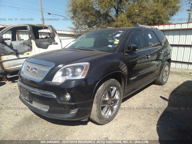 1GKKRTED7BJ305394 - 2011 GMC ACADIA DENALI BLACK photo 2