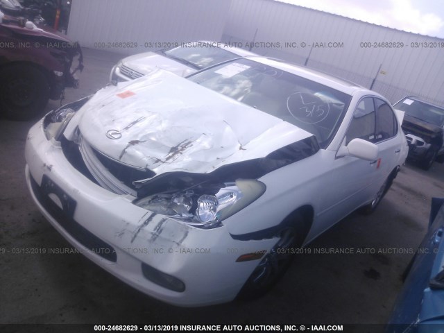 JTHBF30G030114041 - 2003 LEXUS ES 300 WHITE photo 2