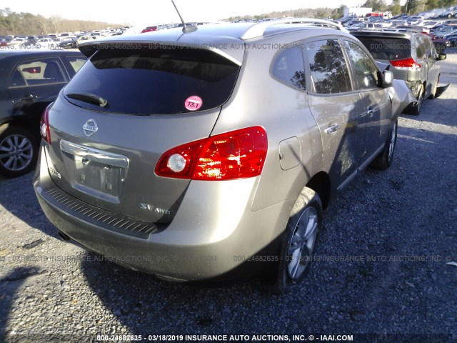 JN8AS5MV5CW711846 - 2012 NISSAN ROGUE S/SV GRAY photo 4