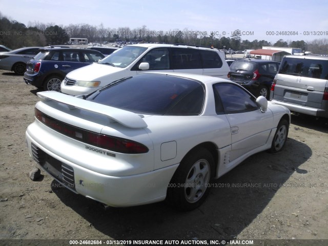 JA3XD64B4NY025380 - 1992 MITSUBISHI 3000 GT SL WHITE photo 4