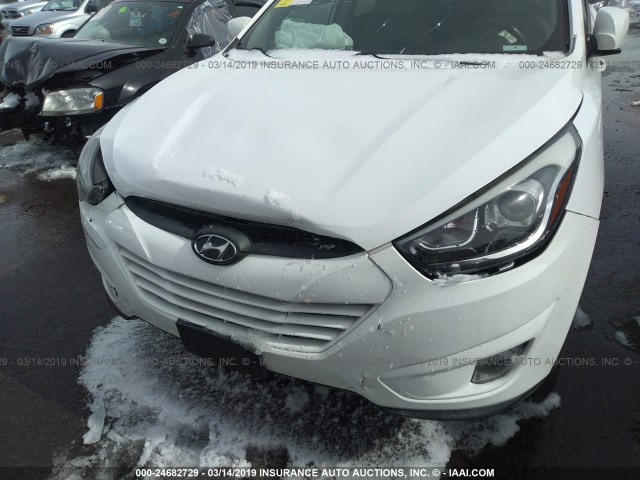 KM8JU3AG4EU840039 - 2014 HYUNDAI Tucson GLS/LIMITED/SE WHITE photo 6