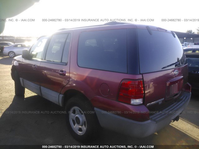 1FMRU15W13LB17339 - 2003 FORD EXPEDITION XLT RED photo 3