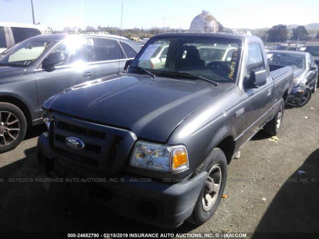 1FTYR10D99PA24531 - 2009 FORD RANGER GRAY photo 2