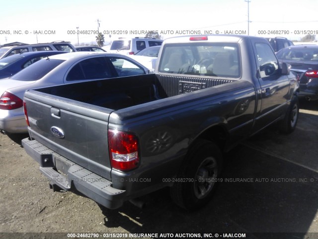 1FTYR10D99PA24531 - 2009 FORD RANGER GRAY photo 4