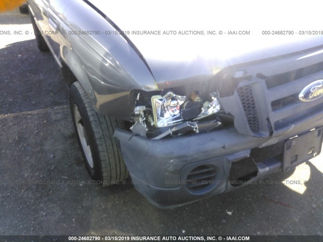 1FTYR10D99PA24531 - 2009 FORD RANGER GRAY photo 6