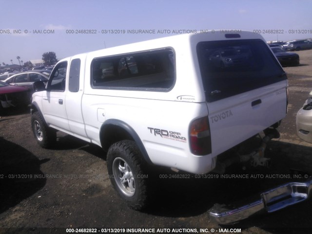 5TESN92N0YZ703178 - 2000 TOYOTA TACOMA XTRACAB PRERUNNER თეთრი ფოტო 3