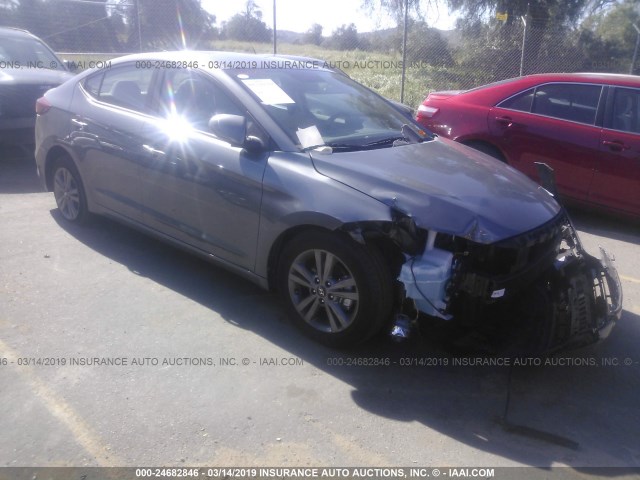 5NPD84LF5JH367398 - 2018 HYUNDAI ELANTRA SEL/VALUE/LIMITED GRAY photo 1