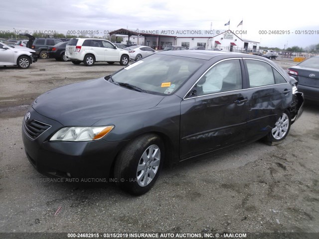 4T1BK46K87U020269 - 2007 TOYOTA CAMRY NEW GENERAT LE/XLE/SE GRAY photo 2