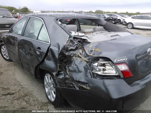 4T1BK46K87U020269 - 2007 TOYOTA CAMRY NEW GENERAT LE/XLE/SE GRAY photo 6