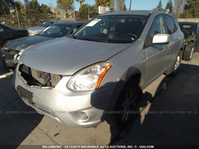 JN8AS5MT9CW254988 - 2012 NISSAN ROGUE S/SV SILVER photo 2
