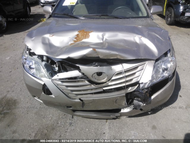 JTNBE46K773051526 - 2007 TOYOTA CAMRY NEW GENERAT CE/LE/XLE/SE GOLD photo 6