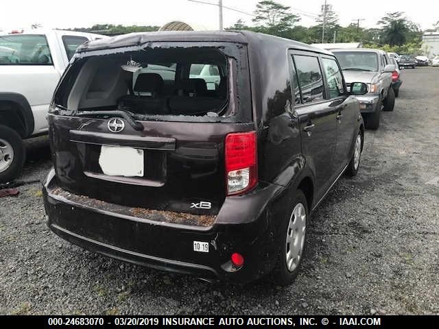 JTLZE4FE2EJ050634 - 2014 TOYOTA SCION XB 勃艮第红 照片 4