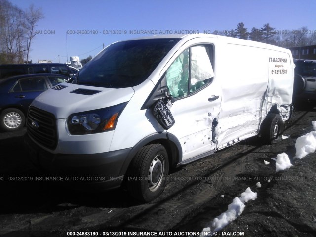 1FTYE1ZM3JKA04839 - 2018 FORD TRANSIT T-150 WHITE photo 2