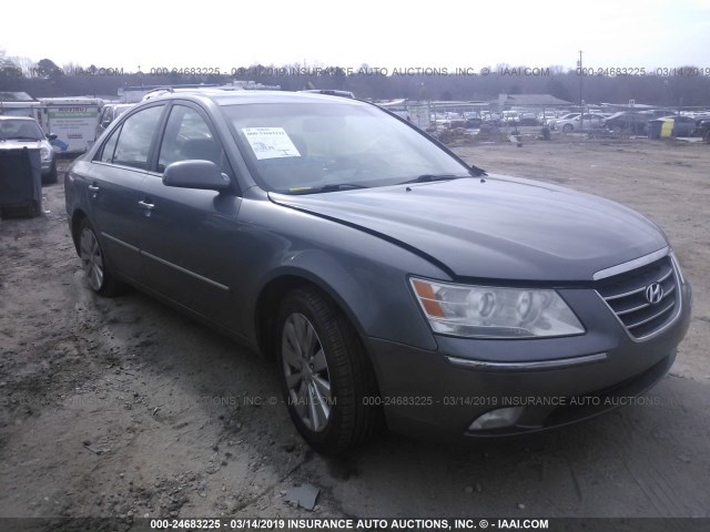 5NPEU46C19H471691 - 2009 HYUNDAI SONATA SE/LIMITED GRAY photo 1