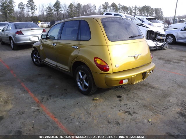 3C8FY68B52T324559 - 2002 CHRYSLER PT CRUISER LIMITED/DREAM CRUISER GOLD photo 3