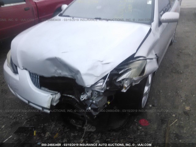 4T1CA38P06U096559 - 2006 TOYOTA CAMRY SOLARA SE/SLE ვერცხლისფერი ფოტო 6