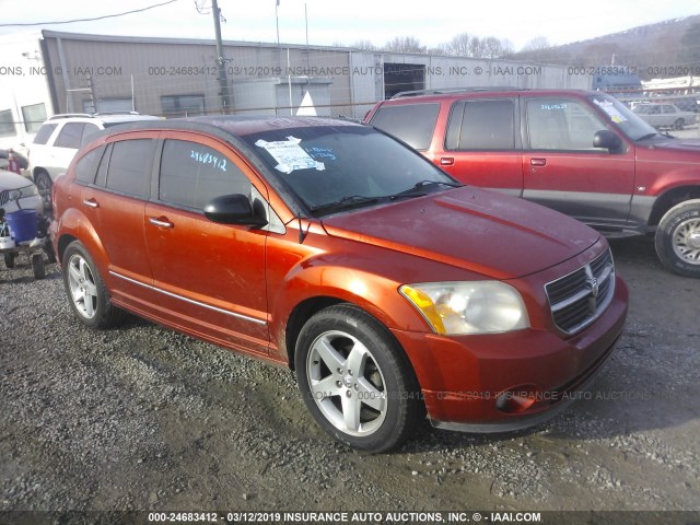 1B3HB78KX7D157468 - 2007 DODGE CALIBER R/T ORANGE photo 1