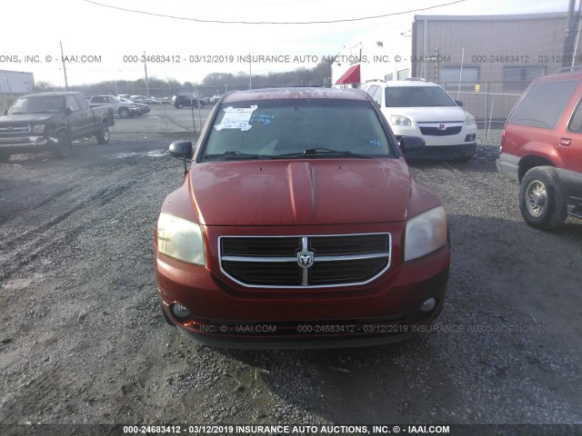 1B3HB78KX7D157468 - 2007 DODGE CALIBER R/T ORANGE photo 6