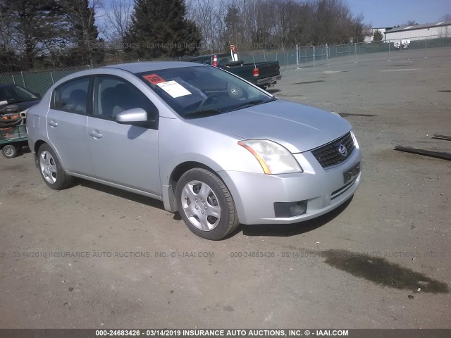 3N1AB61E08L741326 - 2008 NISSAN SENTRA 2.0/2.0S/2.0SL SILVER photo 1