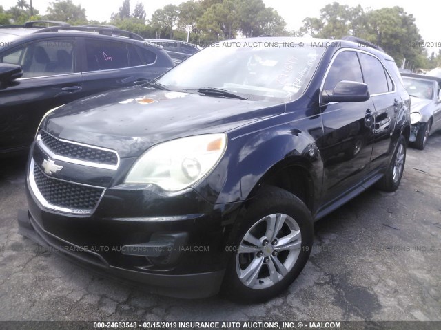 2CNALDEW9A6291649 - 2010 CHEVROLET EQUINOX LT BLACK photo 2