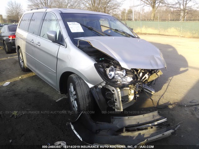 5FNRL38776B010617 - 2006 HONDA ODYSSEY EXL SILVER photo 6