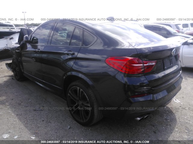 5UXXW3C58F0M87025 - 2015 BMW X4 XDRIVE28I BLACK photo 3