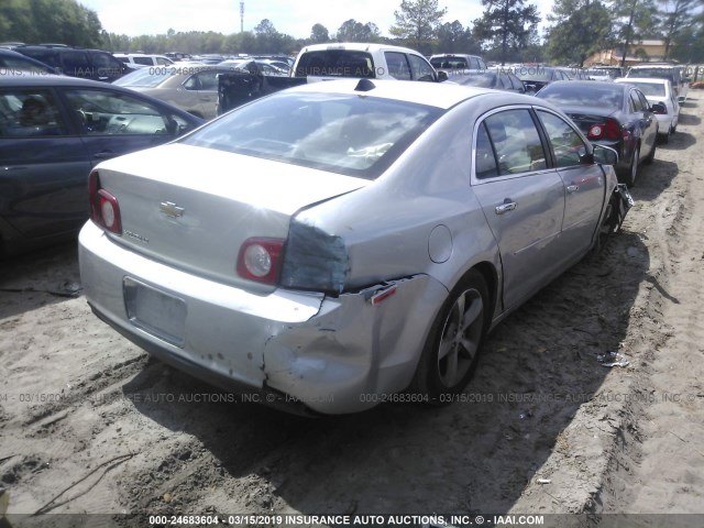 1G1ZC5E02CF159990 - 2012 CHEVROLET MALIBU 1LT 银色 照片 4