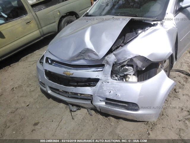 1G1ZC5E02CF159990 - 2012 CHEVROLET MALIBU 1LT 银色 照片 6
