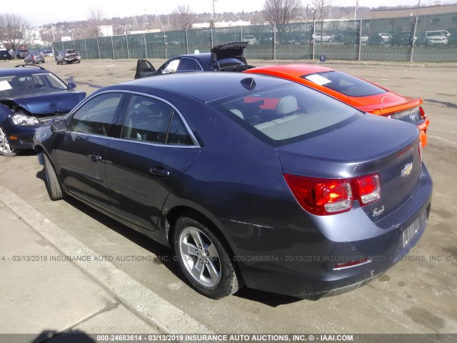 1G11B5SAXDF189849 - 2013 CHEVROLET MALIBU LS BLUE photo 3