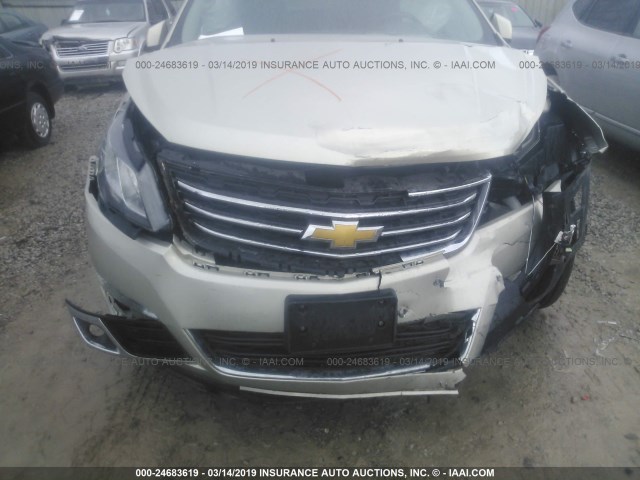 1GNKRGKD1EJ217587 - 2014 CHEVROLET TRAVERSE LT TAN photo 6