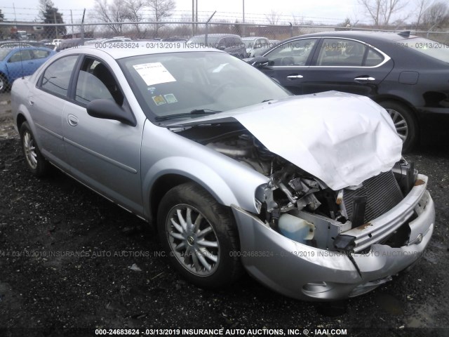 1C3EL46X32N343050 - 2002 CHRYSLER SEBRING LX SILVER photo 1