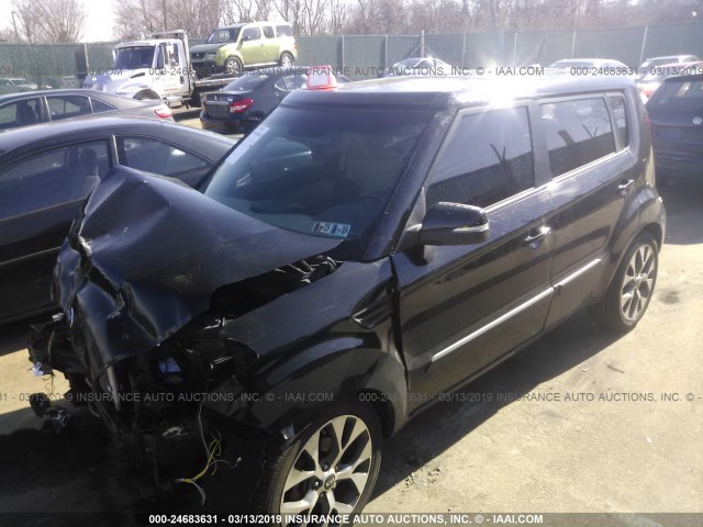 KNDJT2A63D7499562 - 2013 KIA SOUL +/!/SPORT BLACK photo 2