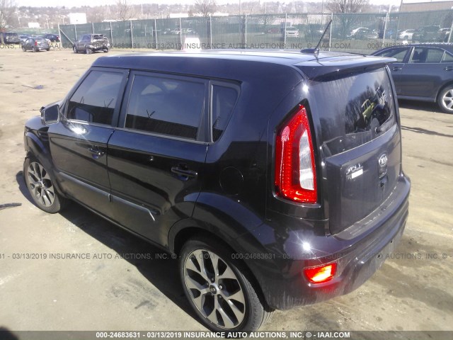 KNDJT2A63D7499562 - 2013 KIA SOUL +/!/SPORT BLACK photo 3