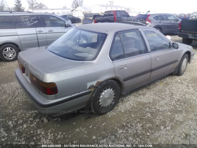 1HGCB7663MA167465 - 1991 HONDA ACCORD EX/EX-R TAN photo 4