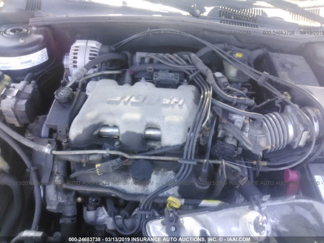 1G1NE52J62M637957 - 2002 CHEVROLET MALIBU LS BLACK photo 10