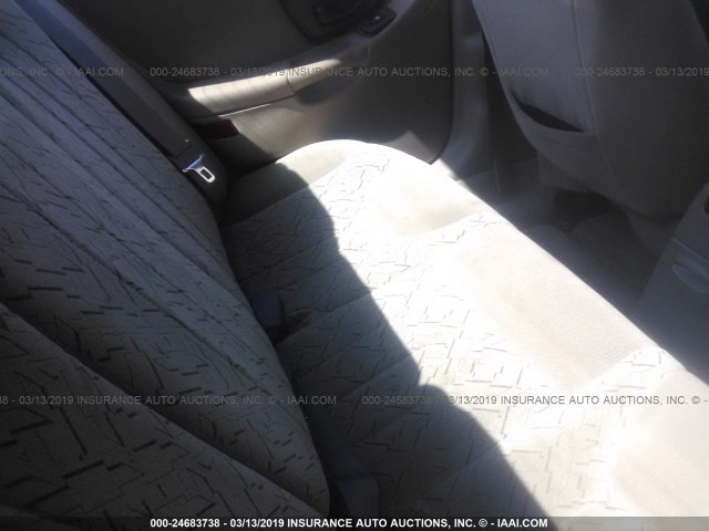 1G1NE52J62M637957 - 2002 CHEVROLET MALIBU LS BLACK photo 8