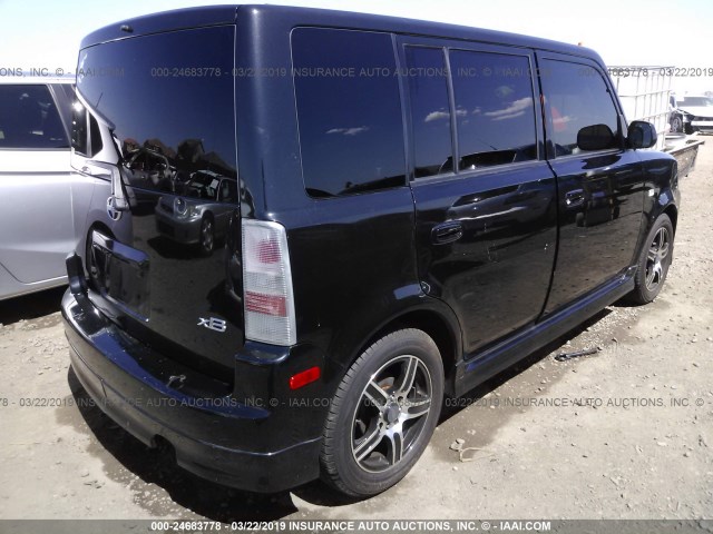 JTLKT324364065075 - 2006 TOYOTA SCION XB 黑色 照片 4