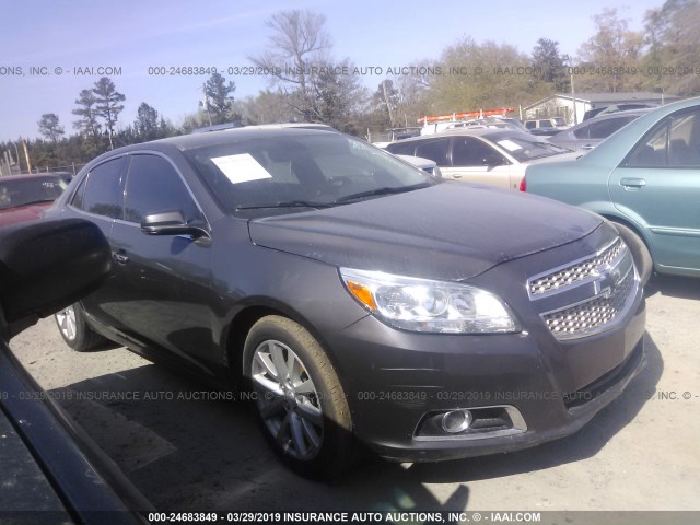 1G11H5SA4DF282817 - 2013 CHEVROLET MALIBU LTZ BROWN photo 1