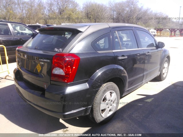 1B3HB28A69D107695 - 2009 DODGE CALIBER SE BLACK photo 4