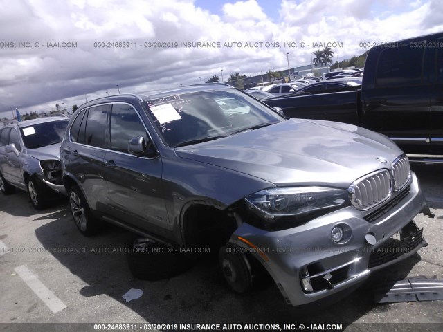 5UXKR6C52H0J84022 - 2017 BMW X5 XDRIVE50I GRAY photo 1