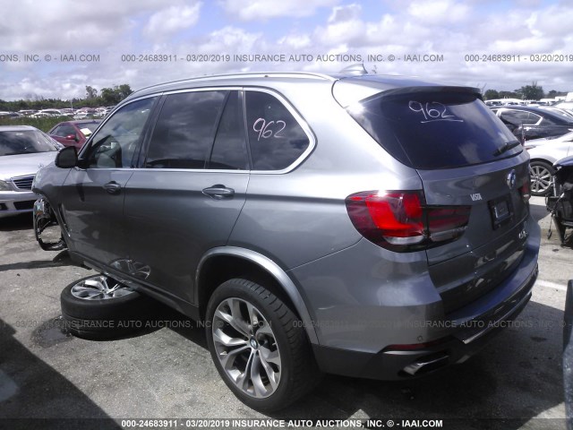 5UXKR6C52H0J84022 - 2017 BMW X5 XDRIVE50I Gri fotoğraf 3