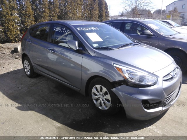 KMHCT5AE8GU260589 - 2016 HYUNDAI ACCENT SE GRAY photo 1