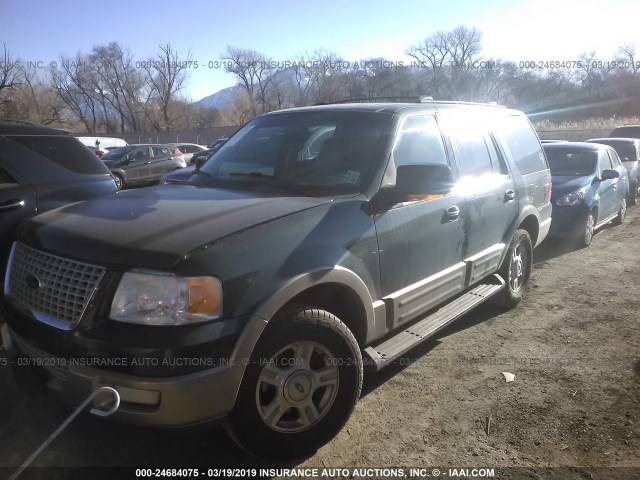 1FMPU17L43LA85576 - 2003 FORD EXPEDITION EDDIE BAUER GRAY photo 2